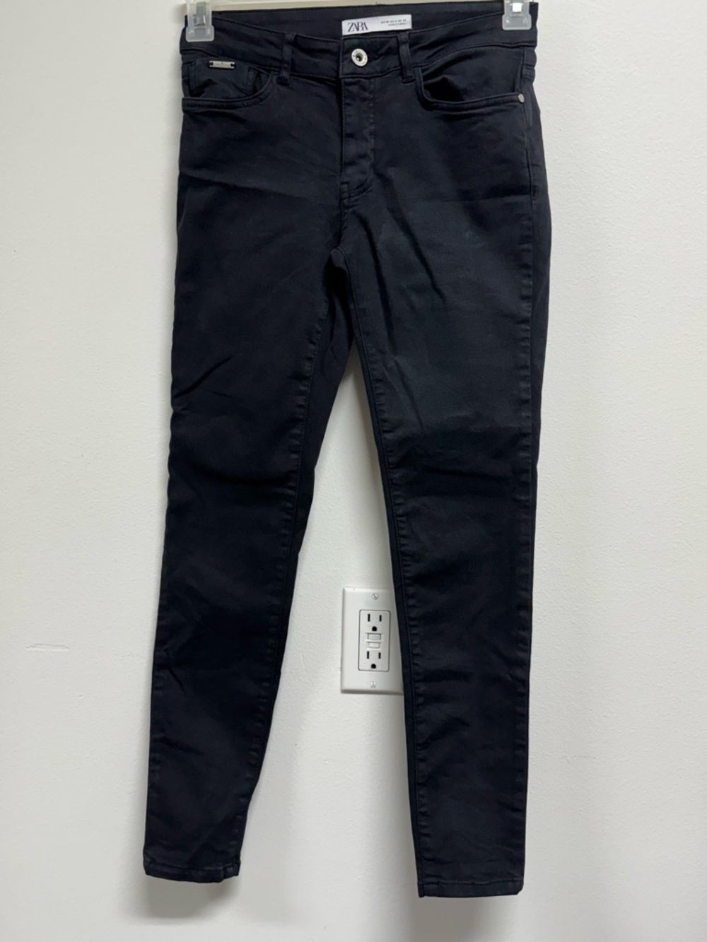 ZARA Skinny Black Denim Jeans Size 4